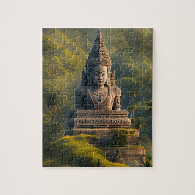 Indonesia Mountain Buddha  Jigsaw Puzzle (Vertical)