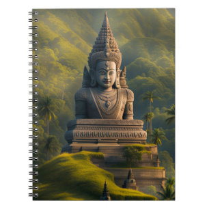 Indonesia Mountain Buddha Notebook