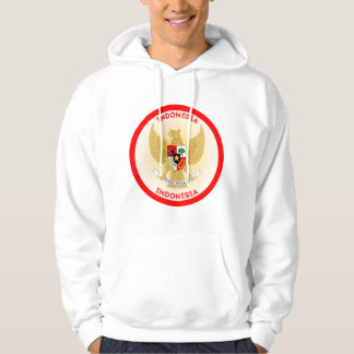 Indonesia National Emblem Circle Shape Hoodie