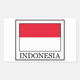 Indonesia Rectangular Sticker