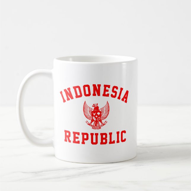 Indonesia Republic Coffee Mug (Left)