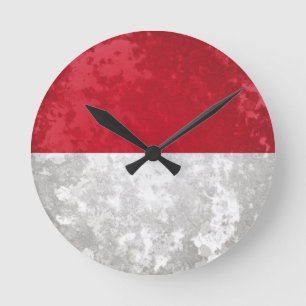 Indonesia Round Clock