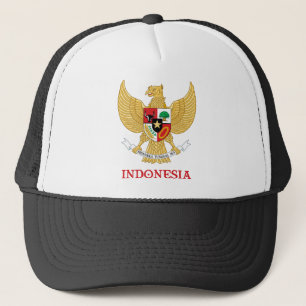 INDONESIA - seal/emblem/blazon/coat of arms/symbol Trucker Hat