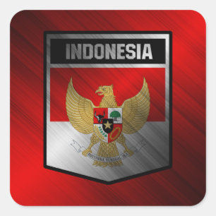 Indonesia Square Sticker