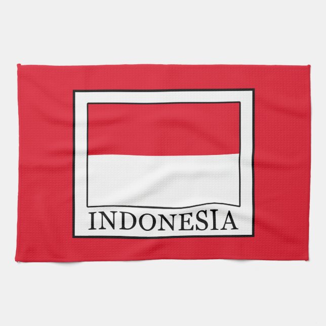 Indonesia Tea Towel (Horizontal)