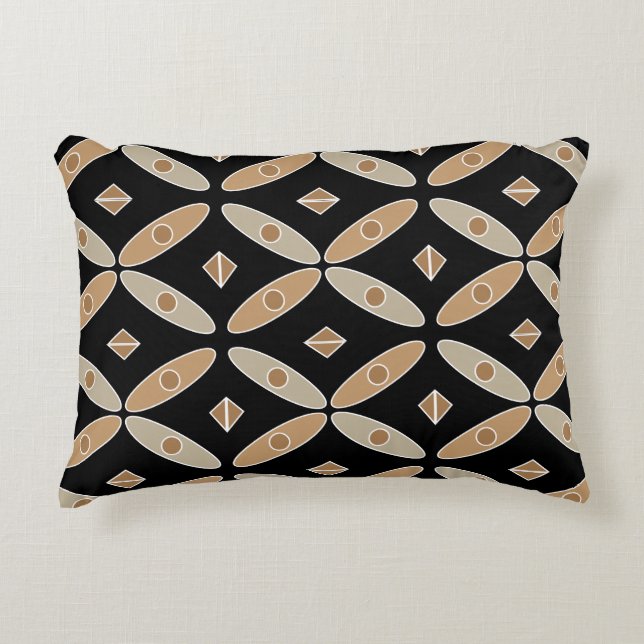 Indonesian Batik Accent Pillow (Front)