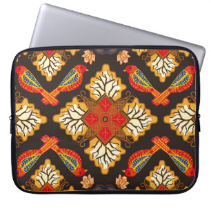 Indonesian batik motif with a very distinctive flo laptop sleeve