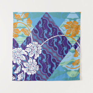 Indonesian batik motifs with very distinctive plan tapestry