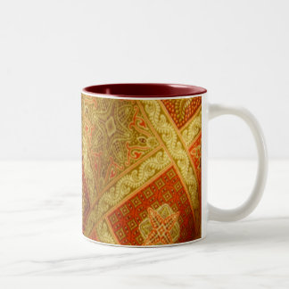 Indonesian Batik Two-Tone Coffee Mug