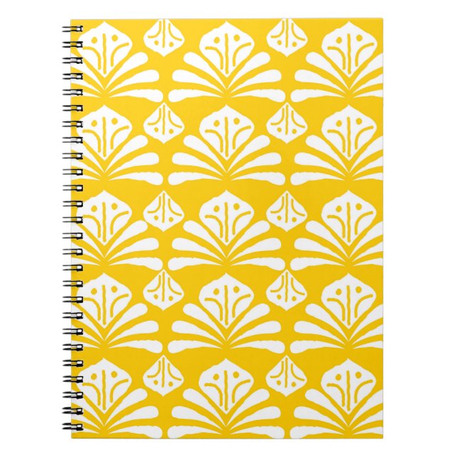 Indonesian batik typical design, combination of ka notebook (Front)