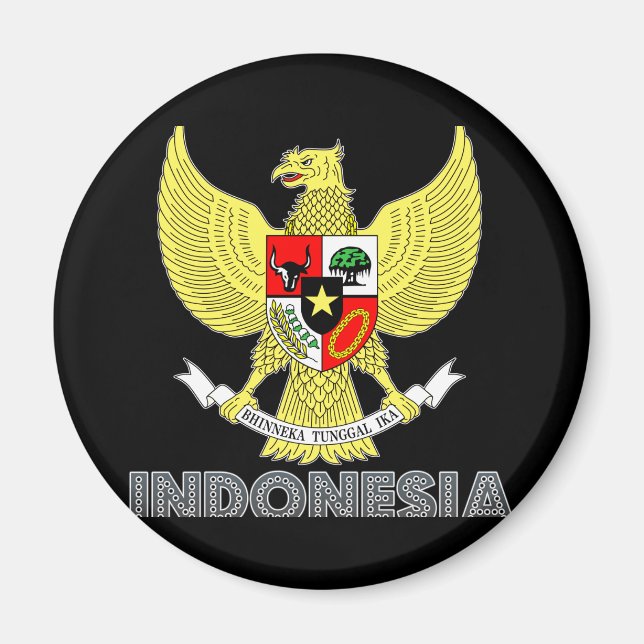 Indonesian Emblem Magnet (Front)