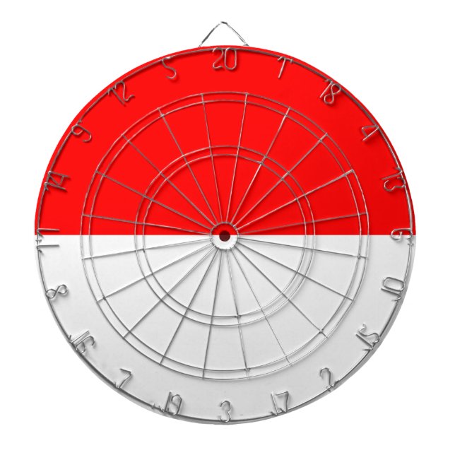 Indonesian Flag (Indonesia) Dartboard (Front)