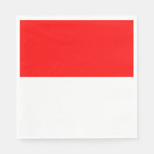 Indonesian Flag (Indonesia) Napkin