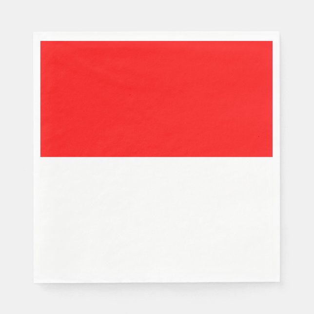 Indonesian Flag (Indonesia) Napkin (Front)