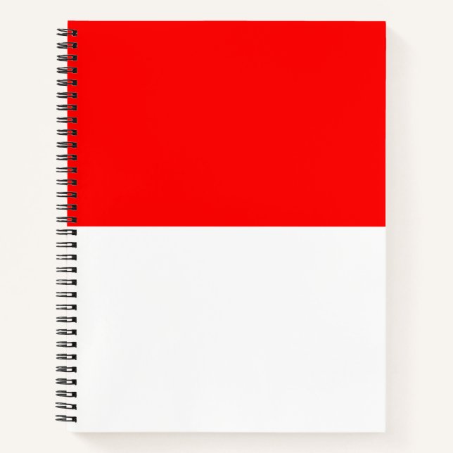 Indonesian Flag (Indonesia) Notebook (Front)