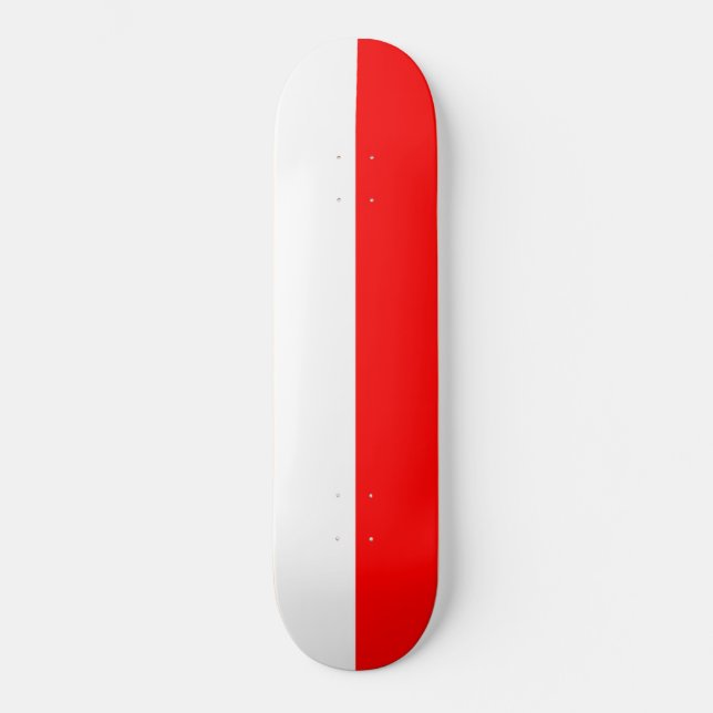 Indonesian Flag (Indonesia) Skateboard (Front)