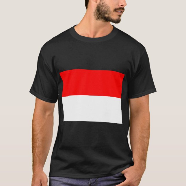 Indonesian Flag (Indonesia) T-Shirt (Front)