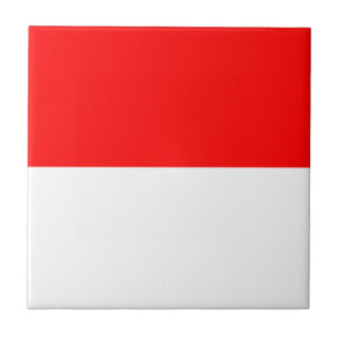 Indonesian Flag (Indonesia) Tile