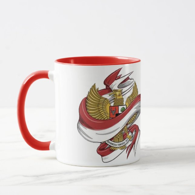 Indonesian Independence Themed Mug (Left)