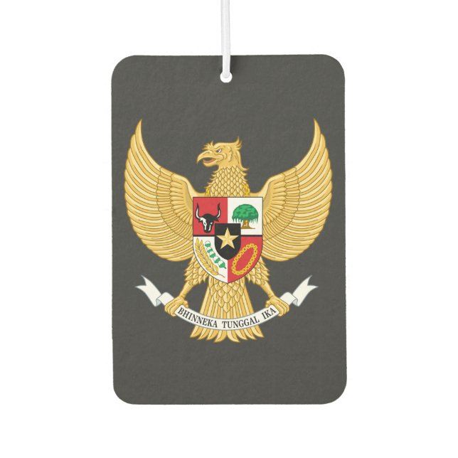 Indonesian national emblem Polo Shirt Car Air Freshener (Front)