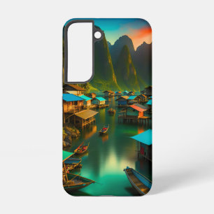 Indonesian Small Fishing Village Samsung Galaxy Case