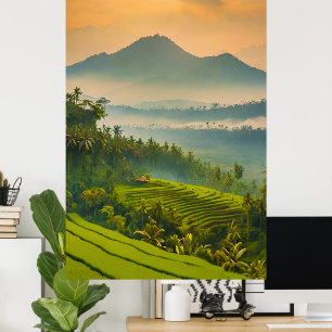 Indonesian Sunset  Poster