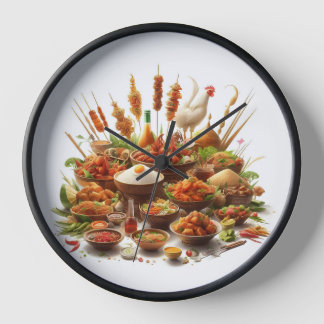 Indonesian Traditional food O'clock Clock