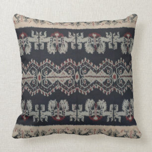 Indonesian Tribal Ikat Textiles Weavings Indonesia Cushion