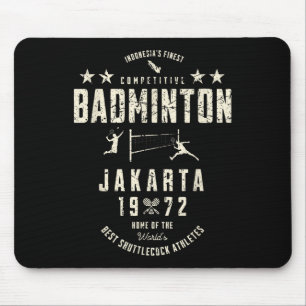 Indonesias Finest Competitive Badminton Vintage 19 Mouse Mat
