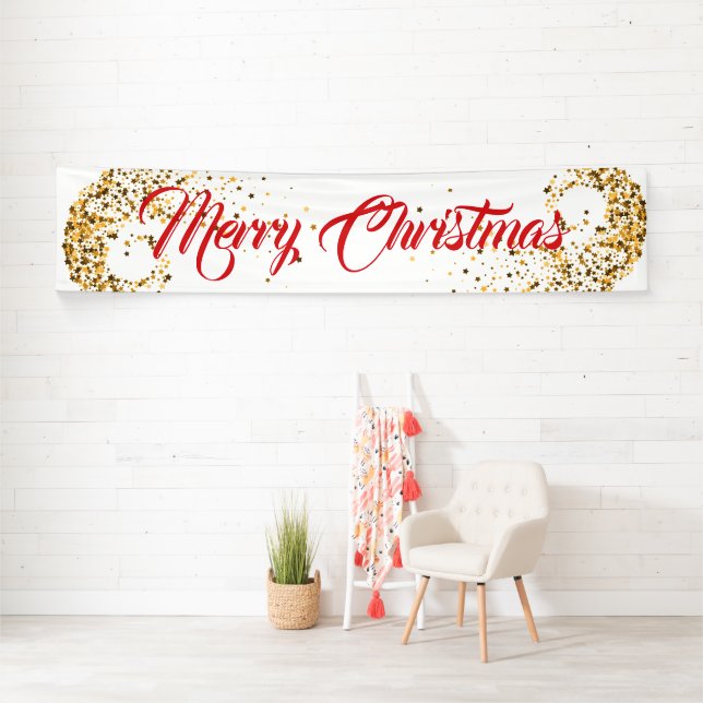Indoor Banner-Merry Christmas Banner (Insitu)