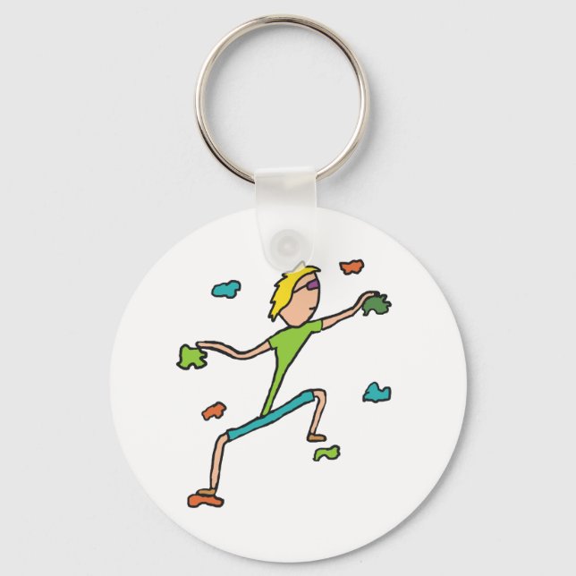 Indoor Climbing Key Ring (Front)