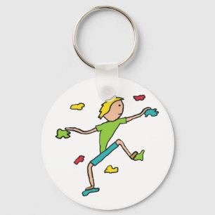Indoor Climbing Key Ring