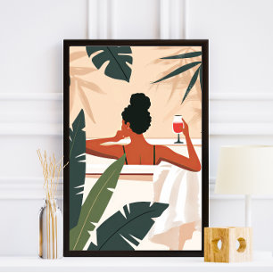 Indoor Jungle Spa Photo Print