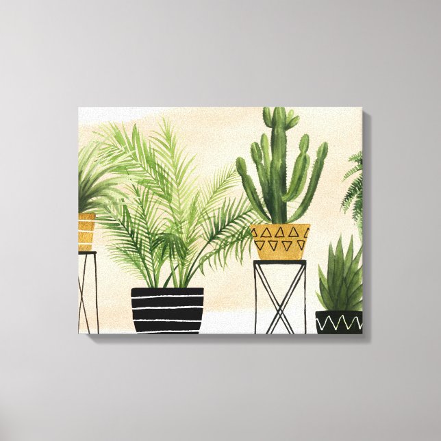 Indoor Oasis Collection Canvas Print (Front)