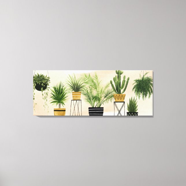 Indoor Oasis Collection Canvas Print (Front)