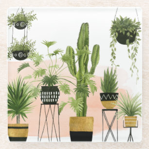 Indoor Oasis Glass Coaster