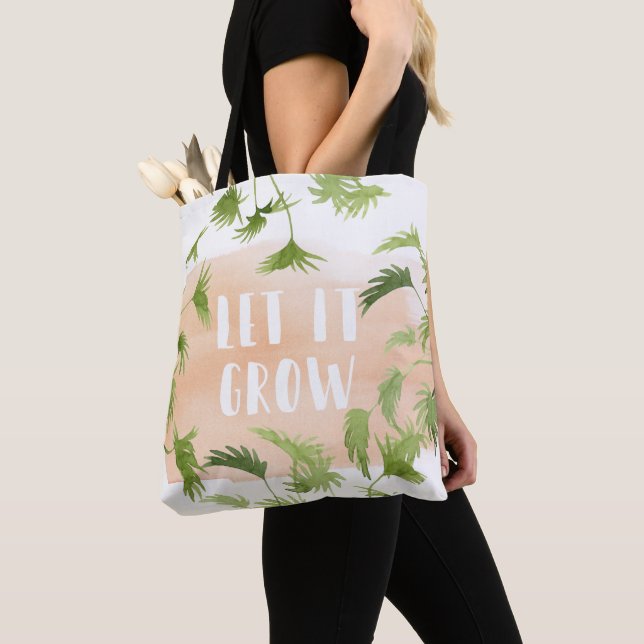 Indoor Oasis | Let it Grow Tote Bag (Close Up)