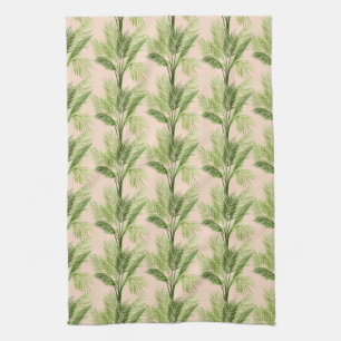 Indoor Oasis   Palm Tree Pattern Tea Towel