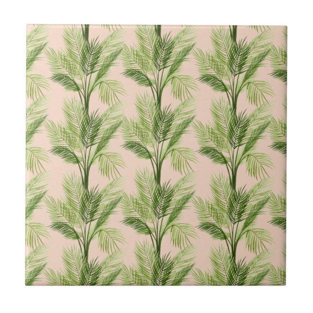 Indoor Oasis | Palm Tree Pattern Tile (Front)