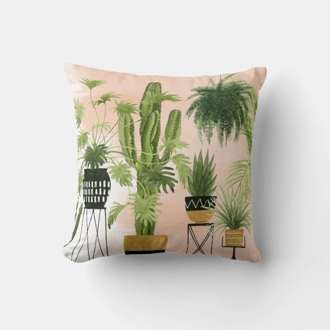 Indoor Oasis | Plant Lineup Cushion (Front)