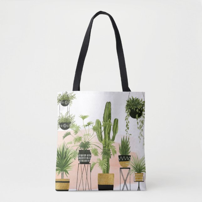 Indoor Oasis Tote Bag (Front)