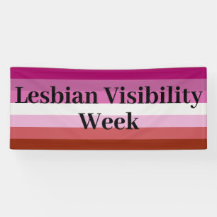 Indoor/Outdoor Banners - Lesbian Visibility Week