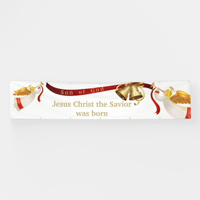 Indoor Outdoor Christmas Banner-Son Of God Banner (Horizontal)