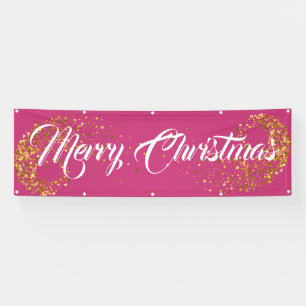 Indoor Outdoor Custom Banner-Merry Christmas Banner