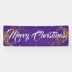 Indoor Outdoor Custom Banner-Merry Christmas Banner