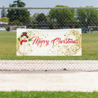 Indoor Outdoor Custom Banner-Merry Christmas
