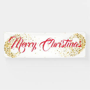 Indoor Outdoor Custom Banner-Merry Christmas Banner