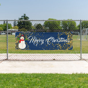 Indoor Outdoor Custom Banner-Merry Christmas Banner