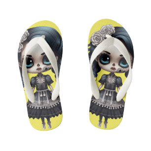 Indoor/ outdoor girls kid's flip flops