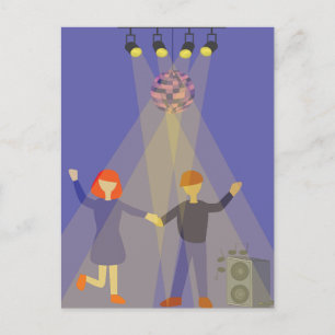Indoor Party Postcard